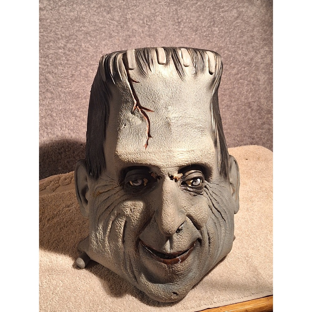 Vintage 1990s Herman Munster Latex Mask Illusive Concepts The Munsters Halloween